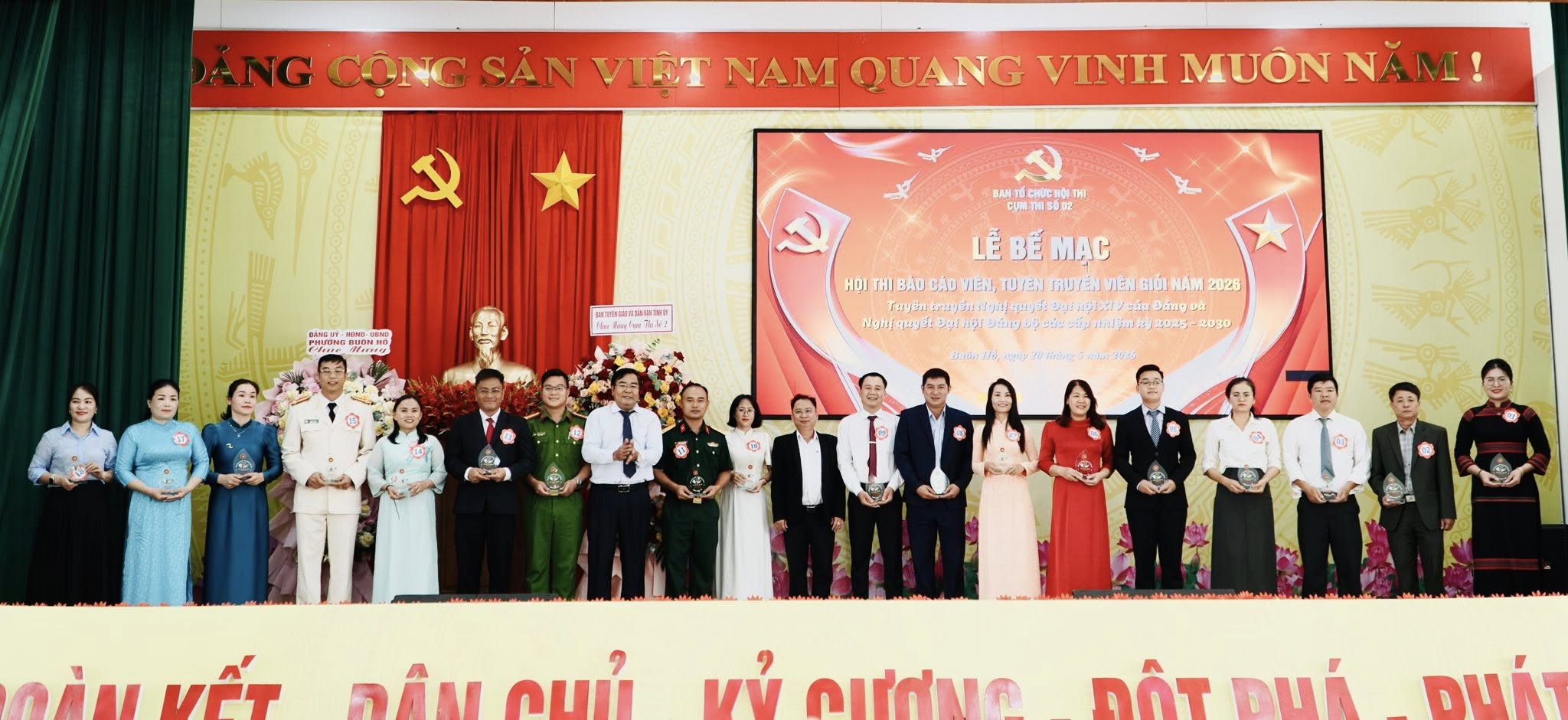 Hội thi Báo cáo viên, tuyên truyền viên giỏi năm 2026, Cụm thi số 02